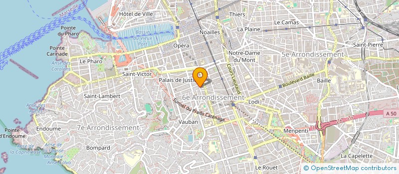 localisation de l'entreprise ACCUEIL DE JOUR ET D'INSERTION SAINT JOSEPH à MARSEILLE