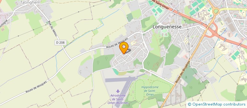 localisation de l'entreprise ACCUEIL DE L'AUDOMAROIS à LONGUENESSE