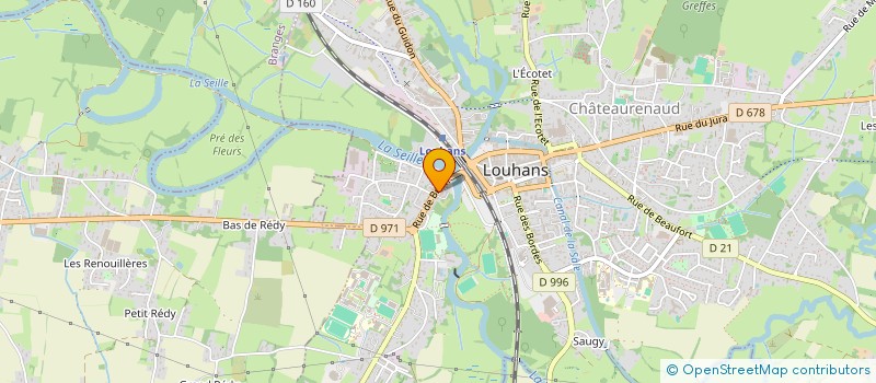 localisation de l'entreprise ACCUEIL DE NUIT DU LOUHANNAIS à LOUHANS