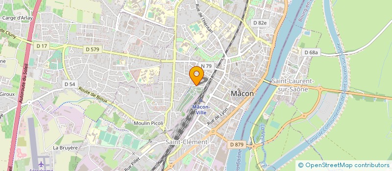 localisation de l'entreprise ACCUEIL DES CHARMILLES à MACON