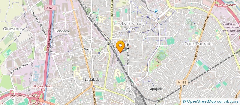 localisation de l'entreprise ACCUEIL DES GENS DU VOYAGE à TOULOUSE