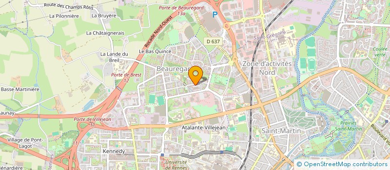 localisation de l'entreprise ACCUEIL DES GENS DU VOYAGE EN ILLE ET VILAINE à RENNES