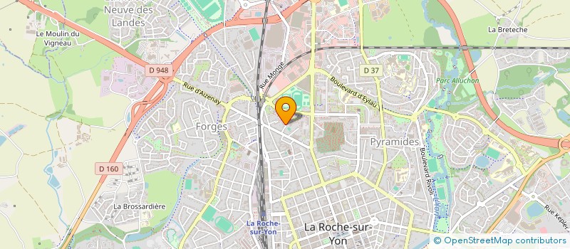 localisation de l'entreprise ACCUEIL DES MIGRANTS EN PAYS YONNAIS à LA ROCHE-SUR-YON