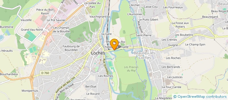localisation de l'entreprise ACCUEIL DES UKRAINIENS EN LOCHOIS à LOCHES