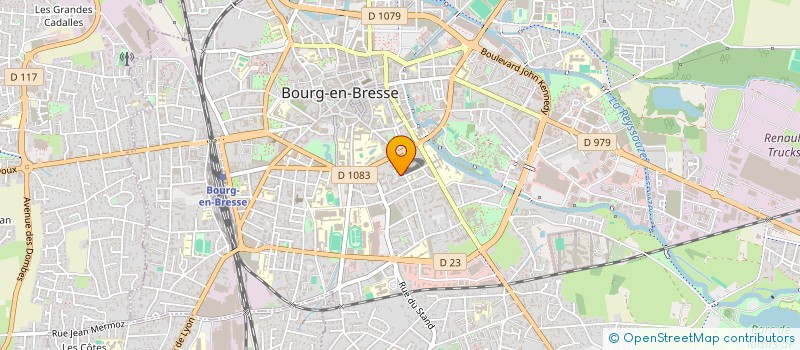 localisation de l'entreprise ACCUEIL DES VILLES FRANCAISES DE BOURG EN BRESSE à BOURG-EN-BRESSE