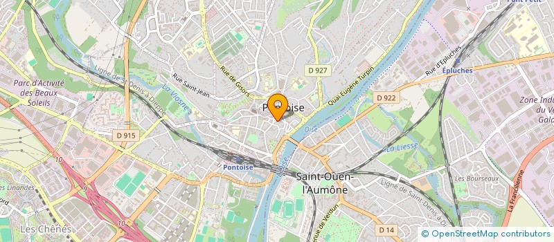 localisation de l'entreprise ACCUEIL DES VILLES FRANCAISES DE PONTOISE  PONTOISE