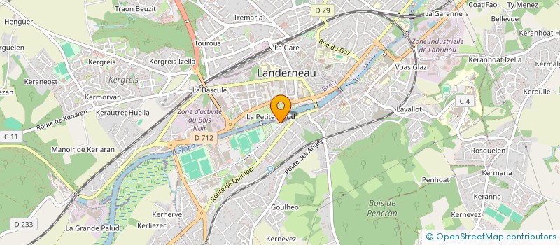 localisation de l'entreprise ACCUEIL DES VILLES FRANCAISES LANDERNEAU à LANDERNEAU