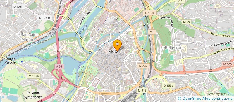 localisation de l'entreprise ACCUEIL DES VILLES FRANCAISES METZ  METZ