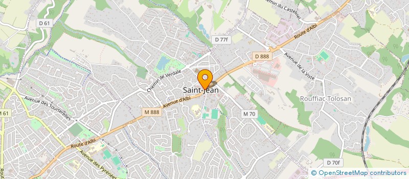 localisation de l'entreprise ACCUEIL DES VILLES FRANCAISES SAINT-JEAN (A.V.F. SAINT-JEAN)) à ST JEAN