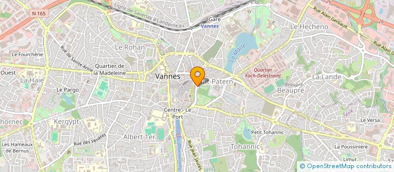 localisation de l'entreprise ACCUEIL DES VILLES FRANCAISES VANNES à VANNES