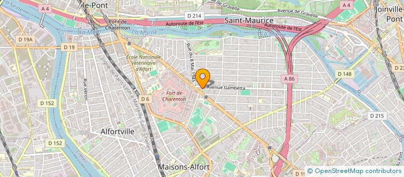 localisation de l'entreprise ACCUEIL EMPLOI à MAISONS-ALFORT