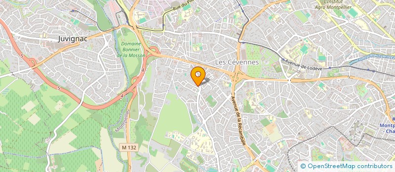 localisation de l'entreprise ACCUEIL EN FAMILLE ECHANGES ET DECOUVERTE à MONTPELLIER
