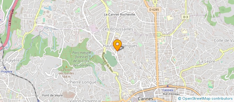 localisation de l'entreprise ACCUEIL ET ASSISTANCE FUNERAIRES à CANNES
