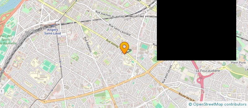localisation de l'entreprise ACCUEIL ET ENTRAIDE à ANGERS