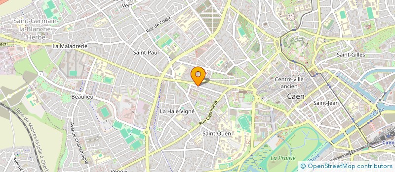 localisation de l'entreprise ACCUEIL ET ENTRAIDE SAINT ETIENNE - SAINT FRANCOIS DE SALES DE CAEN à CAEN