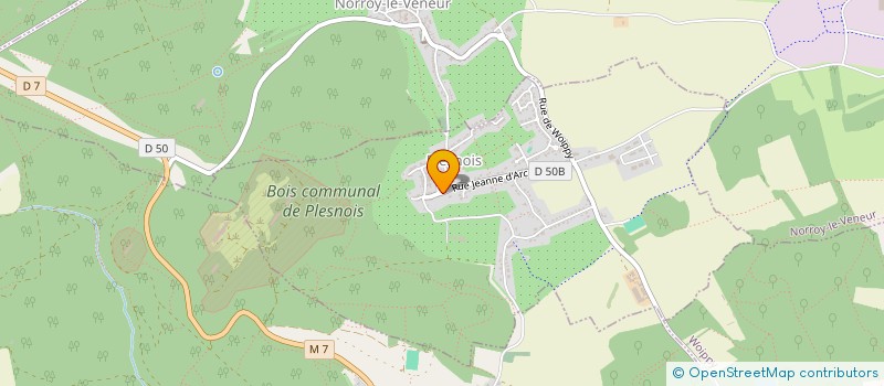 localisation de l'entreprise ACCUEIL ET LOISIRS PLESNOIS  PLESNOIS