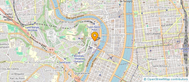 localisation de l'entreprise ACCUEIL ET RENCONTRES  LYON