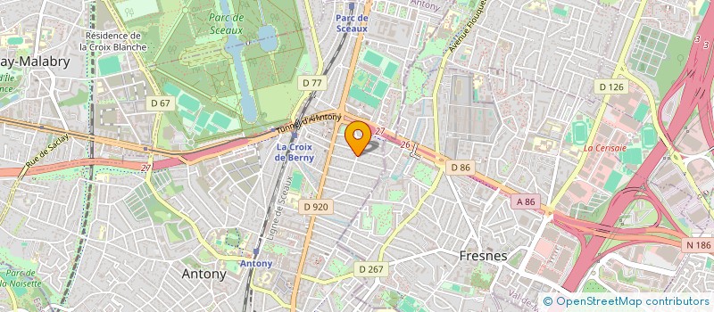 localisation de l'entreprise ACCUEIL ET SANTE à ANTONY