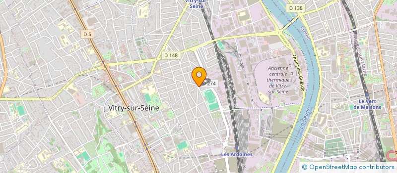 localisation de l'entreprise ACCUEIL EVENEMENTIEL à VITRY-SUR-SEINE