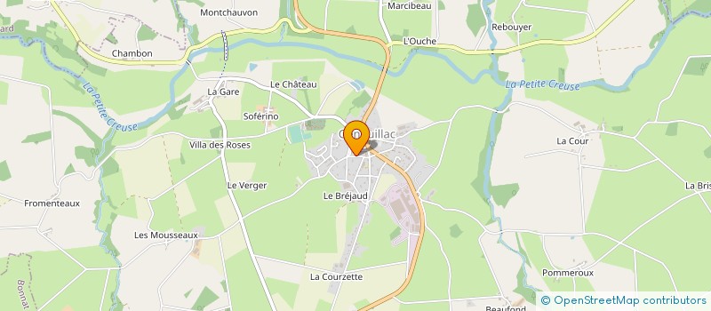 localisation de l'entreprise ACCUEIL FAMILIAL 23  GENOUILLAC