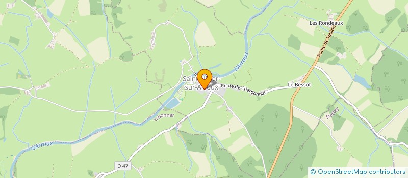 localisation de l'entreprise ACCUEIL FAMILIAL ENFANTS EN MORVAN  SAINT-NIZIER-SUR-ARROUX