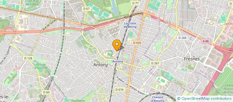 localisation de l'entreprise ACCUEIL FAMILIAL SPECIALISE à ANTONY