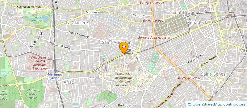 localisation de l'entreprise ACCUEIL FAMILLES D HOSPITALISE à BORDEAUX
