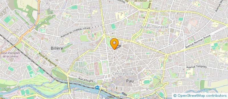 localisation de l'entreprise ACCUEIL FAMILLES ET AIDE DETENUS à PAU