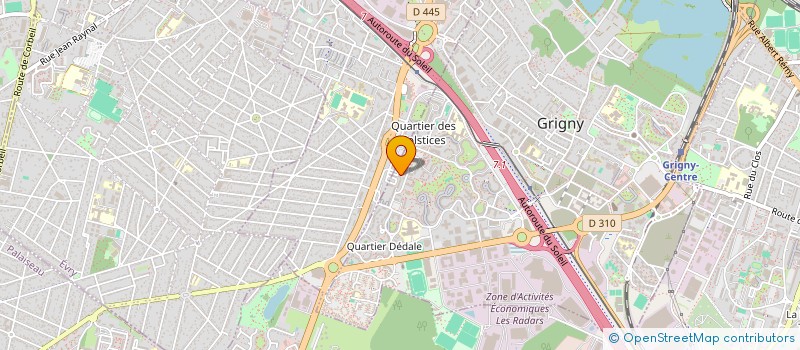 localisation de l'entreprise ACCUEIL FARANDOLE à GRIGNY