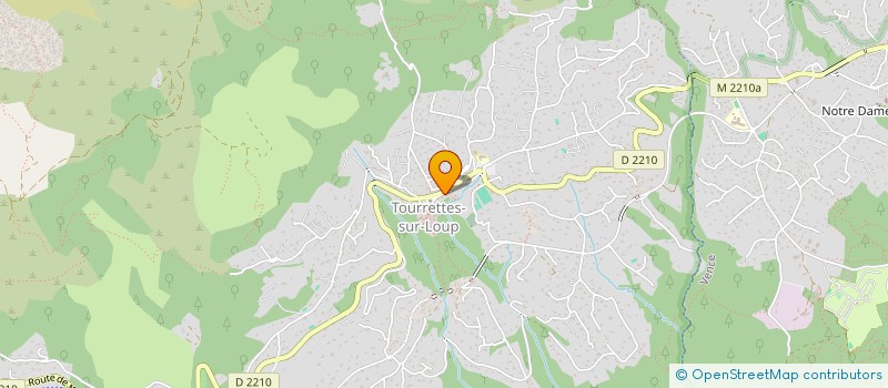 localisation de l'entreprise ACCUEIL FUNERAIRE LA VIOLETTE à TOURRETTES-SUR-LOUP
