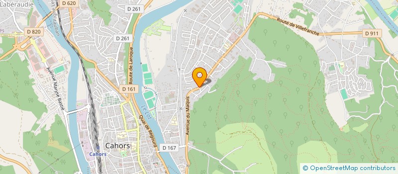 localisation de l'entreprise ACCUEIL HEBERGEMENT LOGEMENT INSERTION SOCIALE 46 à CAHORS