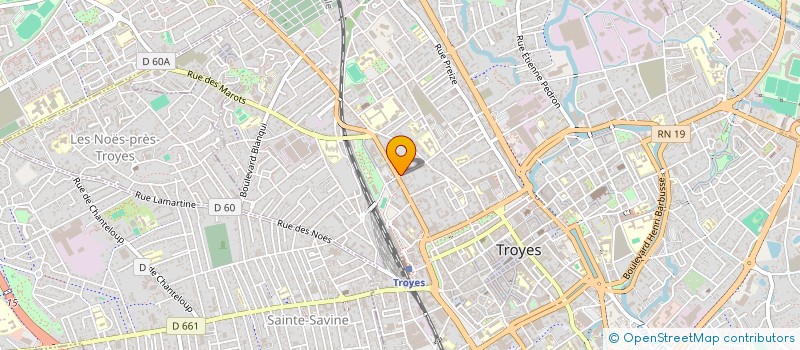 localisation de l'entreprise ACCUEIL IMMOBILIER à TROYES