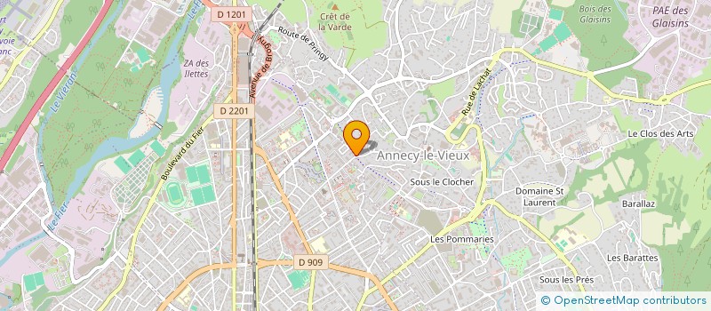 localisation de l'entreprise ACCUEIL INCONDITIONNEL DES MINEURS EXILES à ANNECY