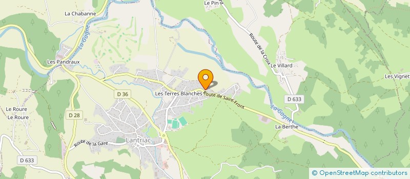 localisation de l'entreprise ACCUEIL LOGEM EDUCAT REINS TRAVAIL ECOUT à LANTRIAC