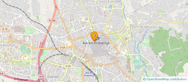 localisation de l'entreprise ACCUEIL LOISIRS ETUDIANTS ETRANGERS à AIX-EN-PROVENCE