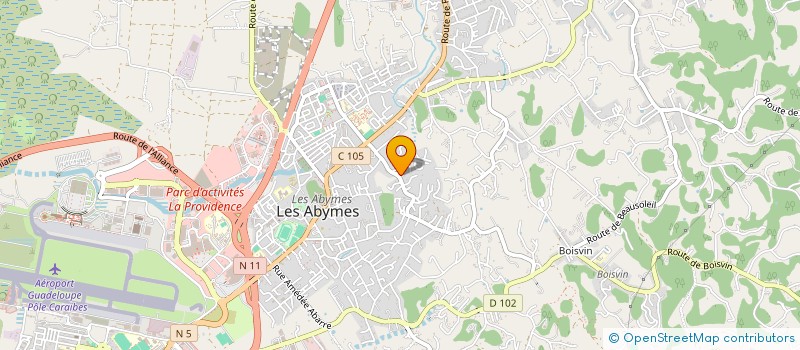 localisation de l'entreprise ACCUEIL LOISIRS INSERTION EDUCATION à LES ABYMES