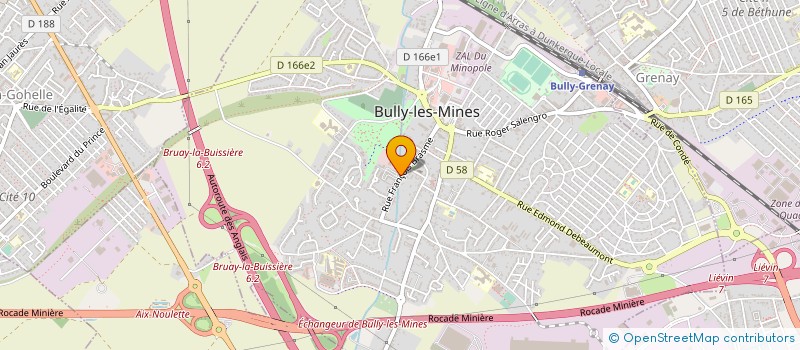 localisation de l'entreprise ACCUEIL MAMANS BEBES à BULLY-LES-MINES