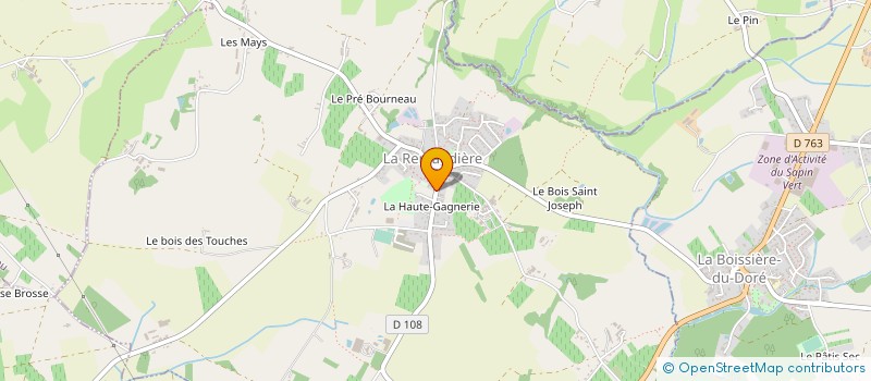 localisation de l'entreprise ACCUEIL MERCREDI OFFICE INTERCOMMUNAL à LA REMAUDIERE