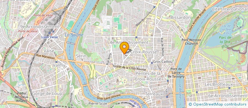 localisation de l'entreprise ACCUEIL MIGRANTS CROIX-ROUSSE  LYON