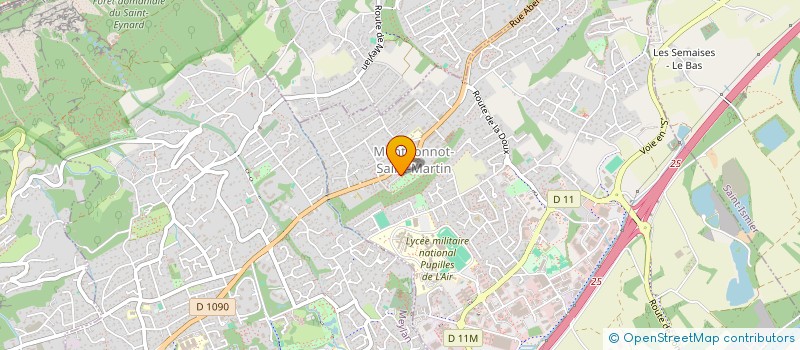 localisation de l'entreprise ACCUEIL MIGRANTS GRESIVAUDAN  MONTBONNOT-SAINT-MARTIN