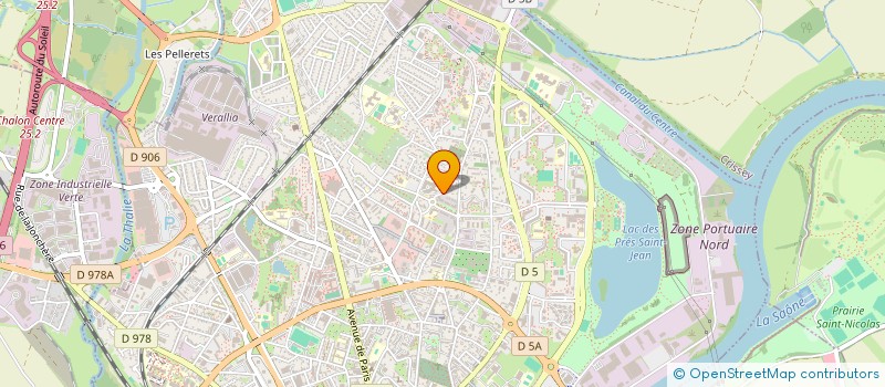 localisation de l'entreprise ACCUEIL NON PROGRAMME SAINTE MARIE à CHALON-SUR-SAONE