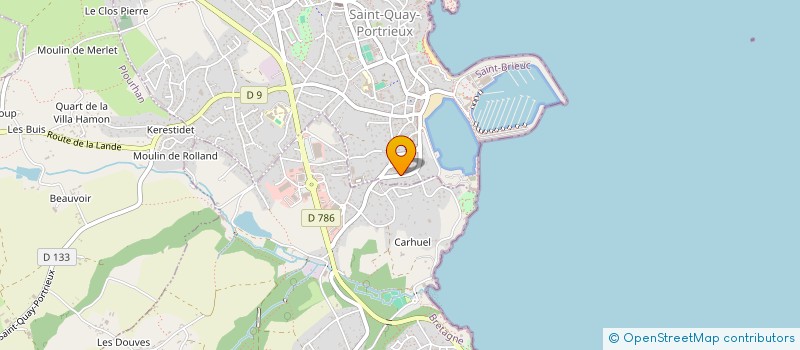 localisation de l'entreprise ACCUEIL PATRIMOINE  SAINT-QUAY-PORTRIEUX