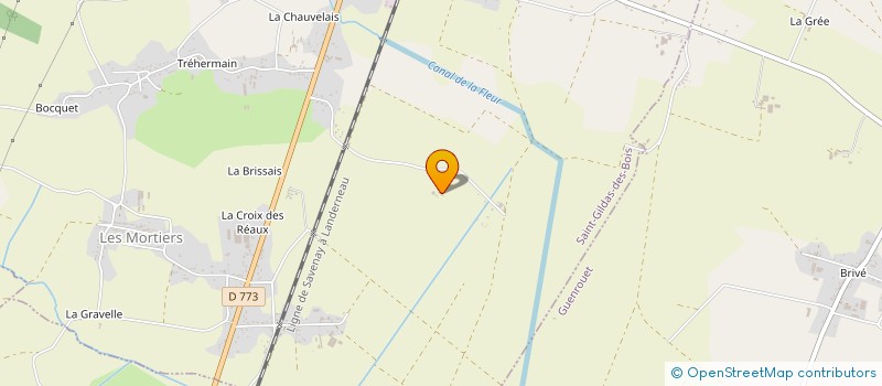 localisation de l'entreprise ACCUEIL PAYSAN LOIRE ATLANTIQUE à SAINT-GILDAS-DES-BOIS