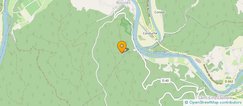 localisation de l'entreprise ACCUEIL PAYSAN LOT  BOUZIES