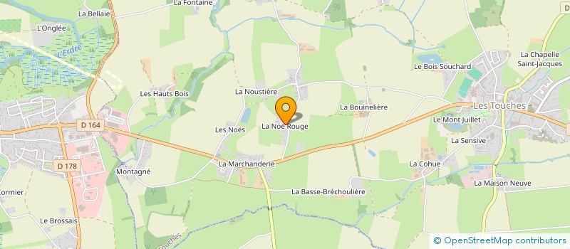 localisation de l'entreprise ACCUEIL PERISCOLAIRE LES PETITE DROLES à LES TOUCHES