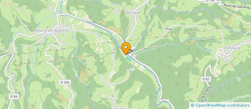 localisation de l'entreprise ACCUEIL POUR LES ENFANTS DES BARONNIES  SARLABOUS