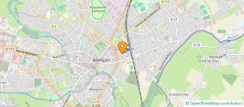 localisation de l'entreprise ACCUEIL PROMOTION ETRANGERS à ALENCON