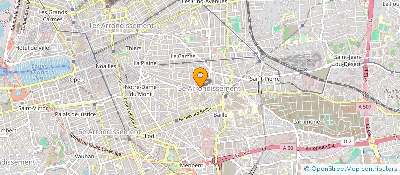 localisation de l'entreprise ACCUEIL PROVENCE à MARSEILLE