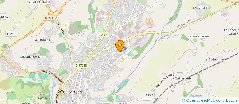 localisation de l'entreprise ACCUEIL RENCONTRE ECHANGE PARENT ENFANT à COUTANCES