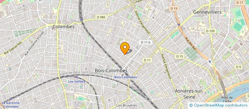 localisation de l'entreprise ACCUEIL RENCONTRE ENFANCE à BOIS-COLOMBES